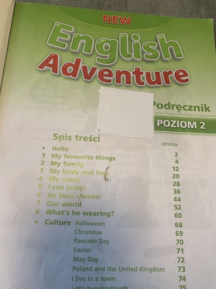 New English Adventure 2 ksiazka ucznia Pearson