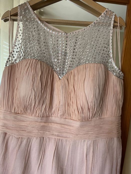 Vestido meia perna cerimónia