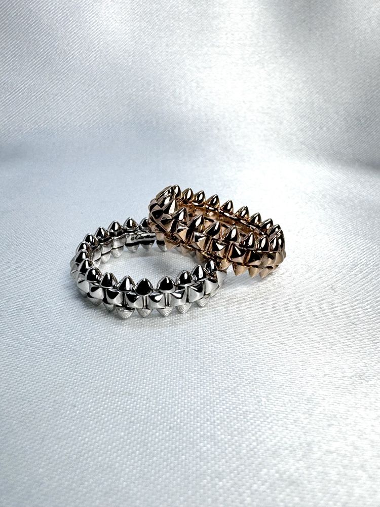 Золота каблучка у стилі Cartier