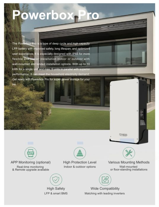 Система резервного живлення Гібридний інвертор Deye 6kw,  Lifepo4 10kw