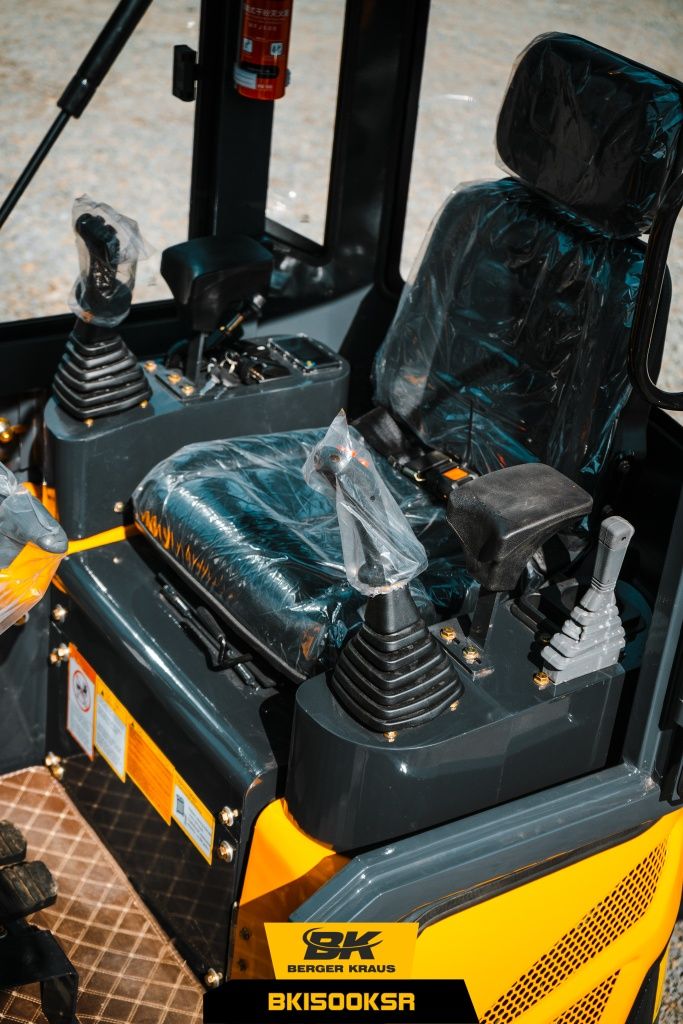 Mini Koparka Berger Kraus BK1500KSR z kabiną 1500kg YANMAR