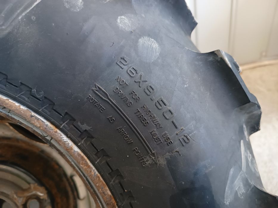 Koła 12 felgi opony Yamaha grizzly 12 4x100 grizzly 700 / 660 / 550 /