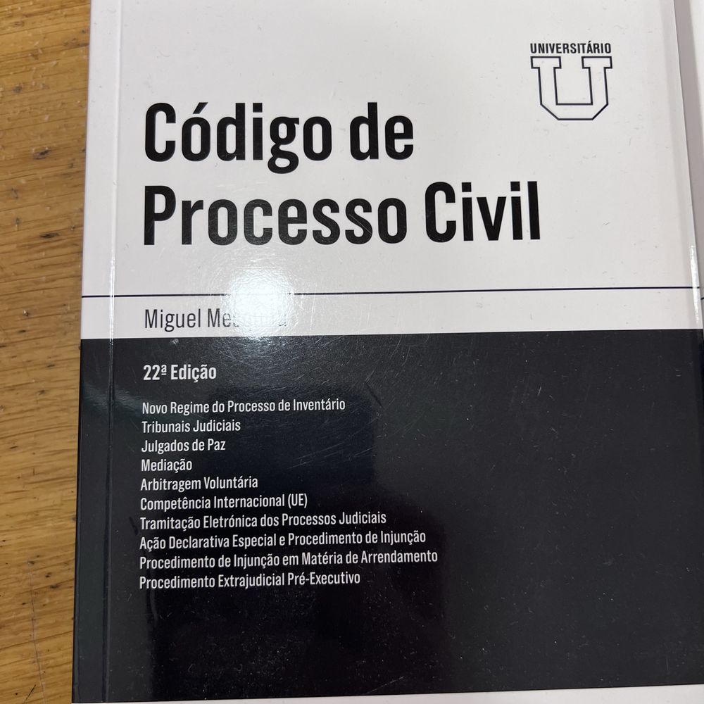 Livro Código de Processo Civil - Miguel Mesquita - NOVO
