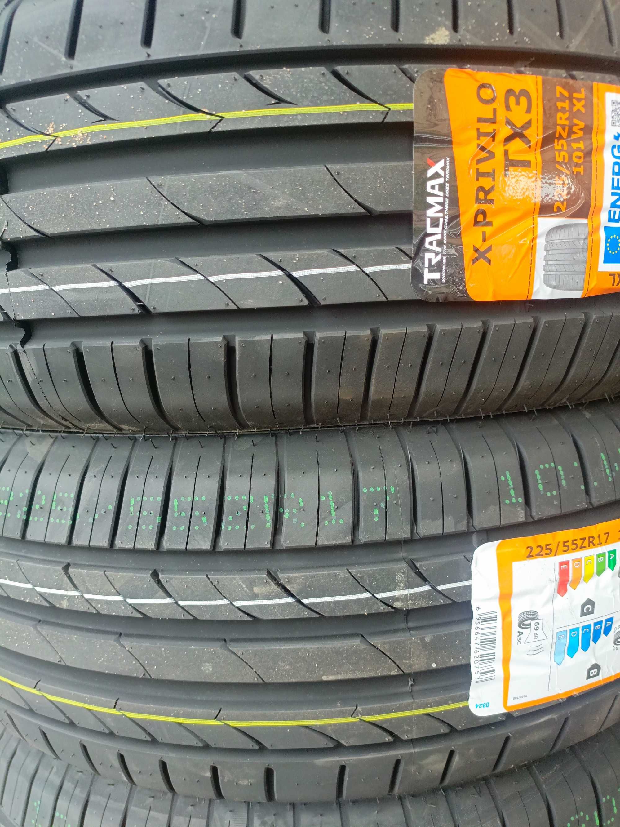 Nowe opony letnie 225/55/17 Tracmax