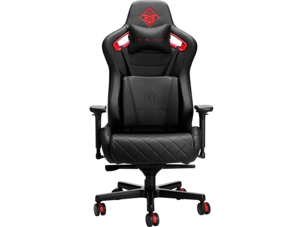 Cadeira Gaming HP Omen Citadel - Preto e Vermelho Como Nova