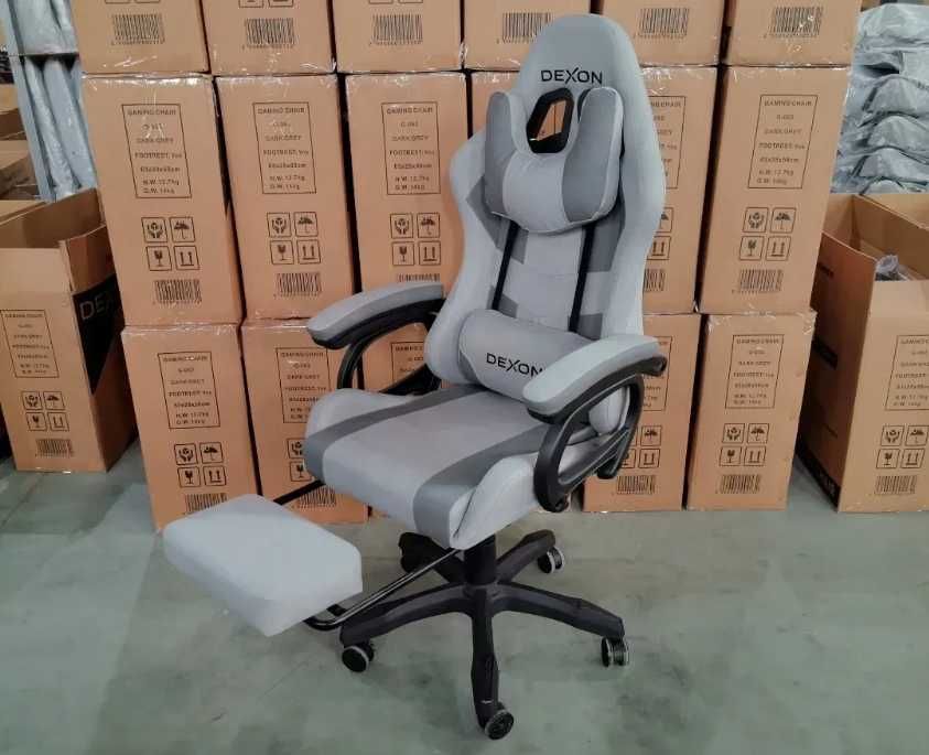 Геймерське крісло ігрове компютерне офісне Акція з підставкою для ніг