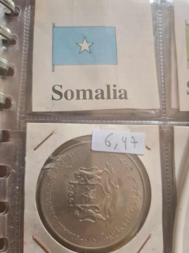 Moeda da Somalia muito bem conservada. Não circulada