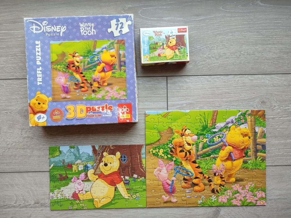 Zestaw puzzle Disney Winnie the Pooh trefl Kubuś Puchatek