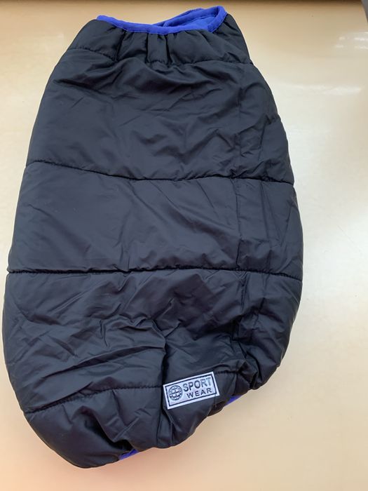 Двухсторонний теплый  желет для собаки