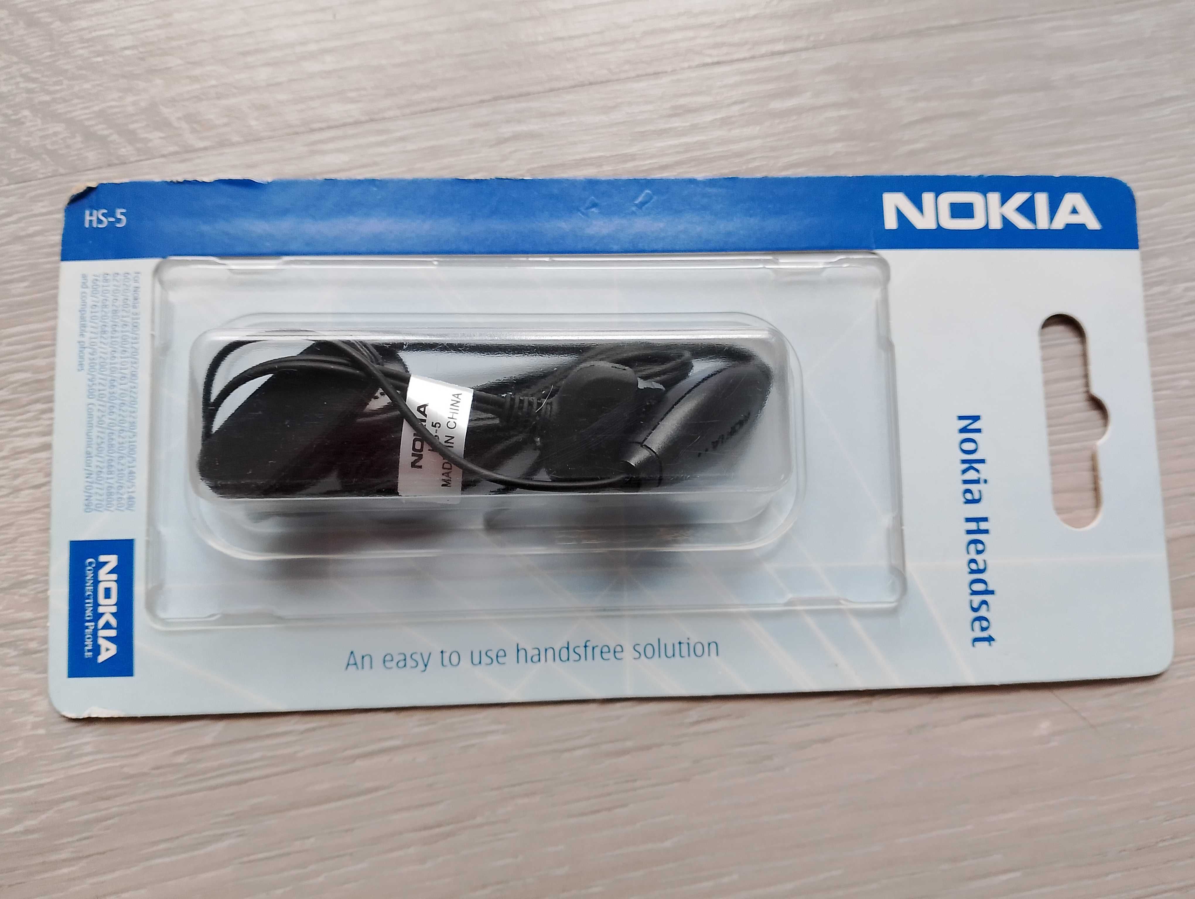 Zestaw słuchawkowy hs-5 nokia zestaw