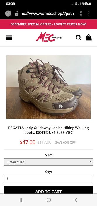 Ботинки женские термо Regatta isotex 39 кожанные коричневые зимние