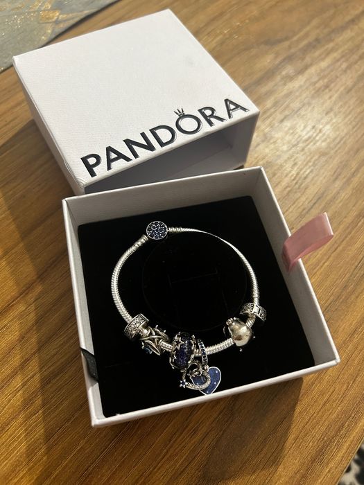 PANDORA bransoletka stebrna