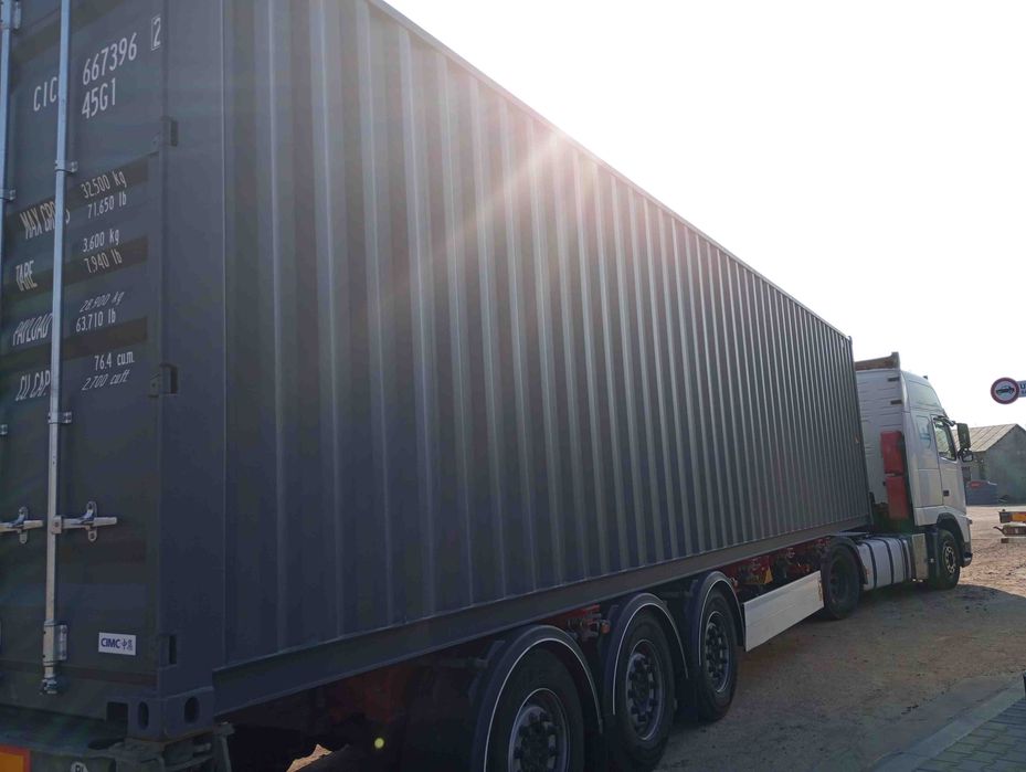 Kontener morski magazynowy 40'HCOW podwyższany NOWY