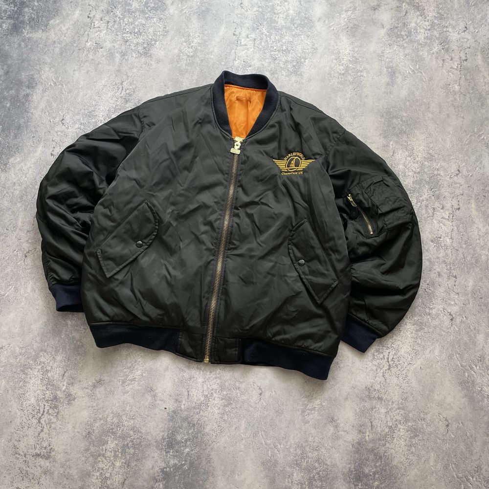 Дутий бомбер MA-1 nylon alpha industries type jacket