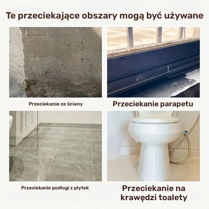 Środek uszczelniający niewidoczny wodoodporny hydroizolacja 300g O285
