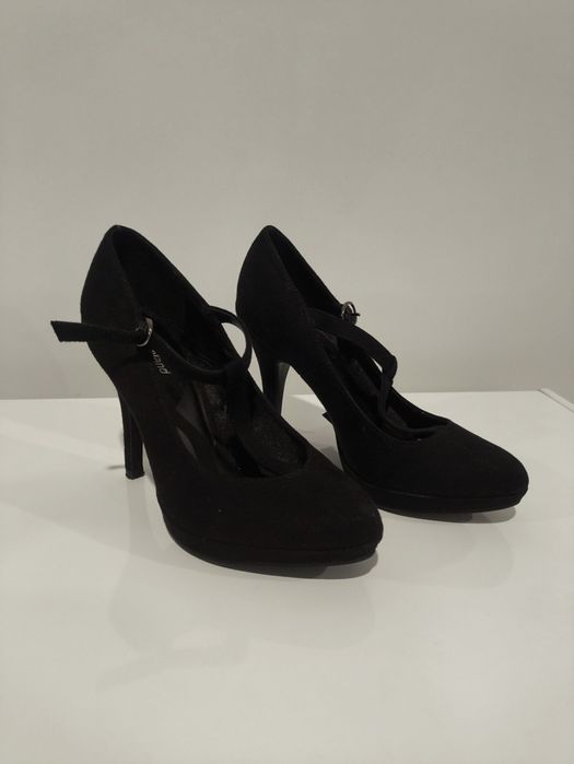 Sapatos Mulher Salto Alto de Camurça