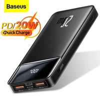 Power Bank Baseus Bipow Digital 10000mah 20w Preto