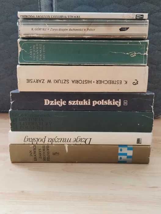 8x Historia literatury Dzieje muzyki polskiej Sztuki filozofii