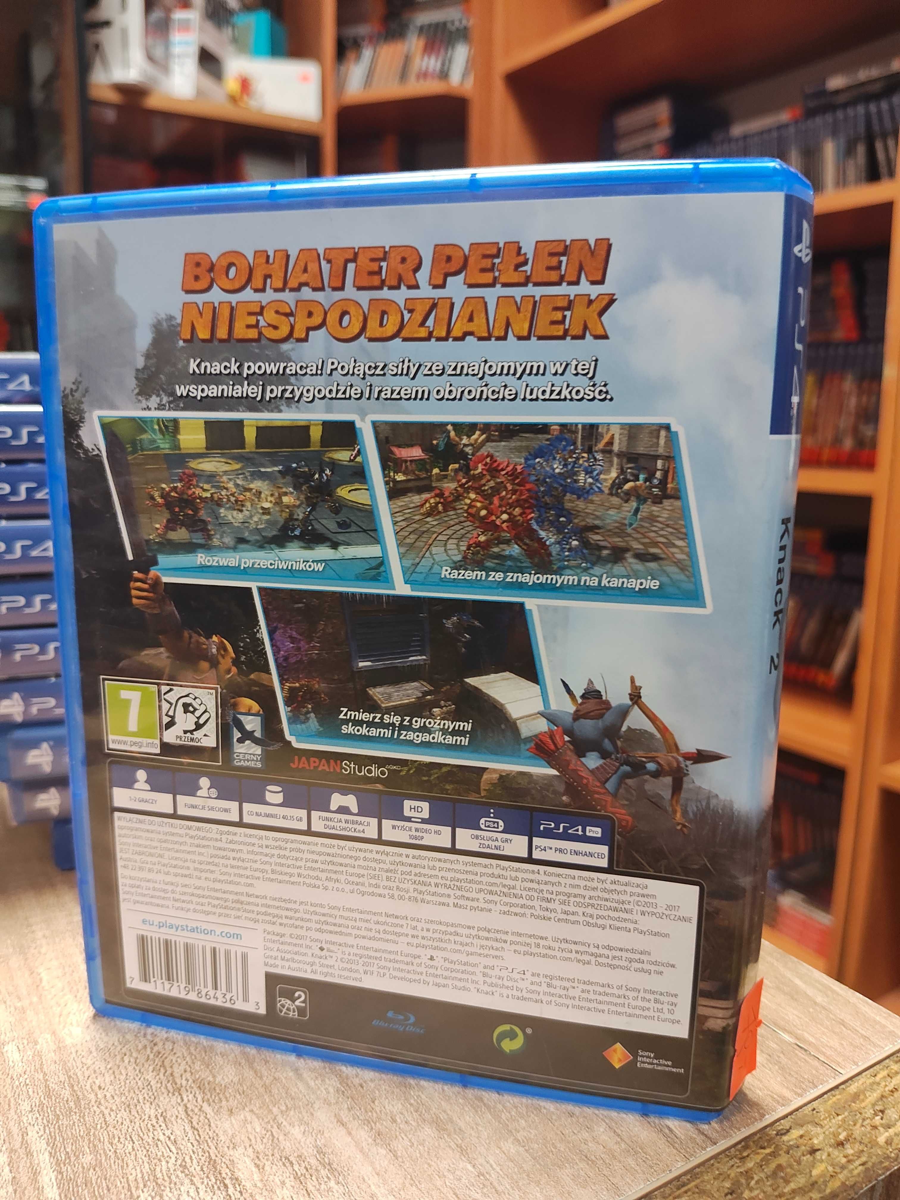 Knack 2 PS4, Sklep Wysyłka Wymiana
