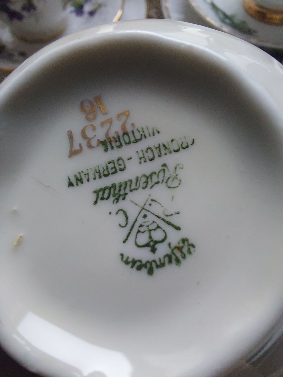 Rosenthal victoria filiżanka ze spodkiem,  porcelana