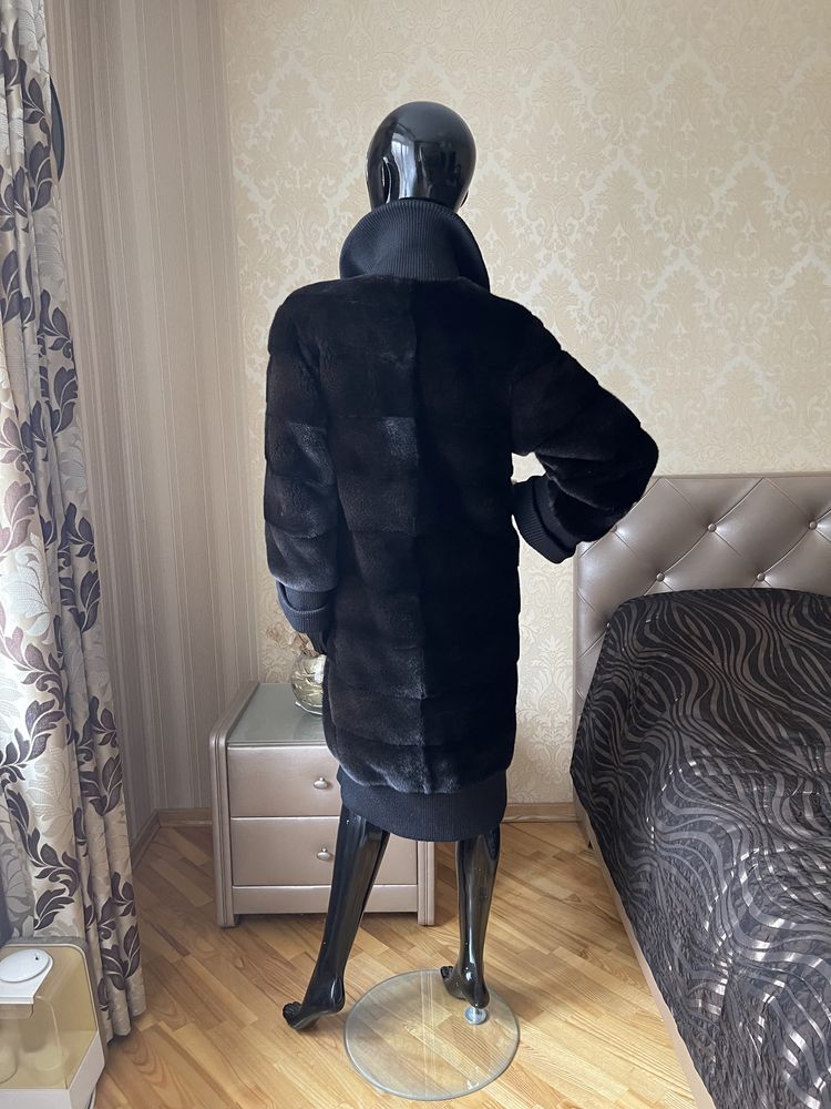 22.12 Київ! Норковая шуба 103 см, blackglama, Италия 42-44