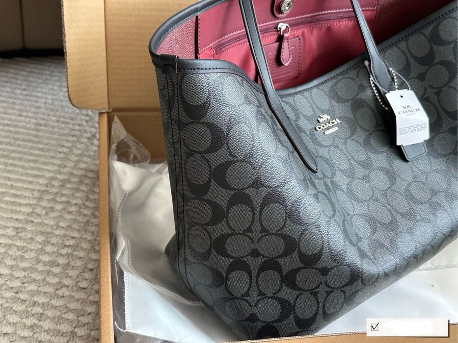 Сумка coach city tote шопер