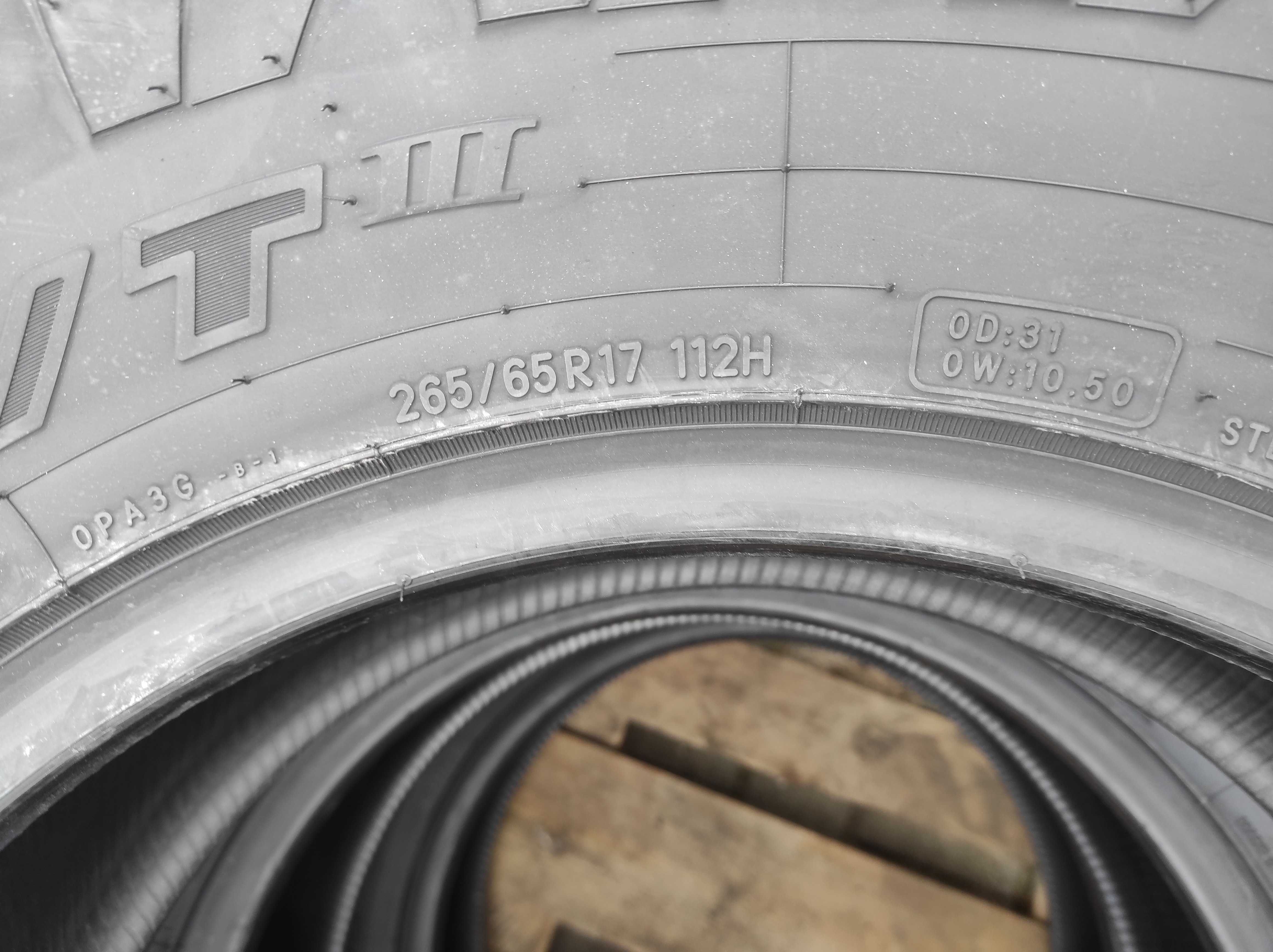 NOWE opony terenowe 4x 265/65 R17 Toyo Open Country AT3 2023 WYSYŁKA