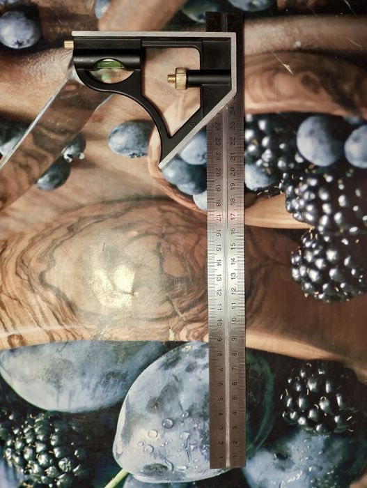 Багатофункціональний кутовий вимірювач 30 см 3 в 1 з транспортиром!