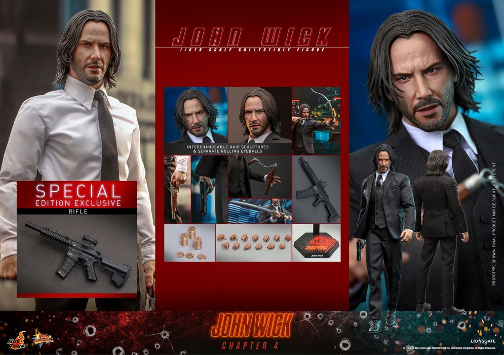 Фигурка 1/6 hot toys mms 729 JOHN WICK CHAPTER 4 Special Edition