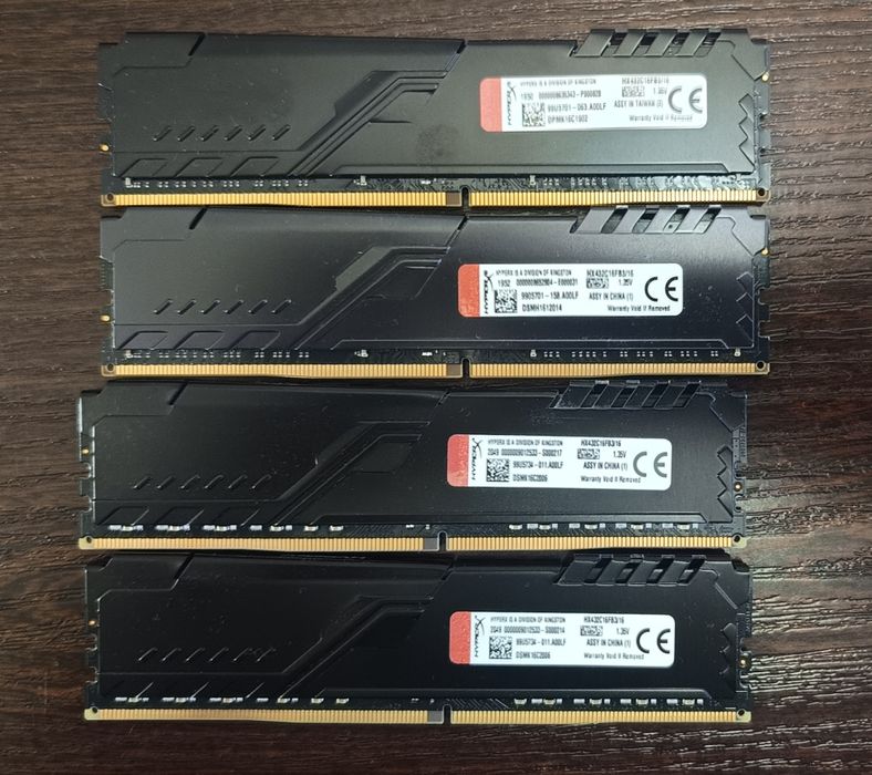 Pamięć HyperX FURY 4 X 16GB DDR4 3200MHz CL16 (HX432C16FB4/16)