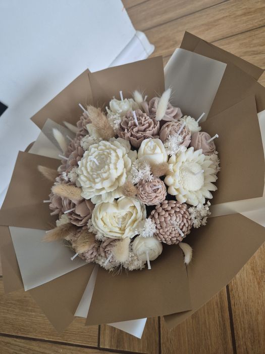 Flower box świece sojowe