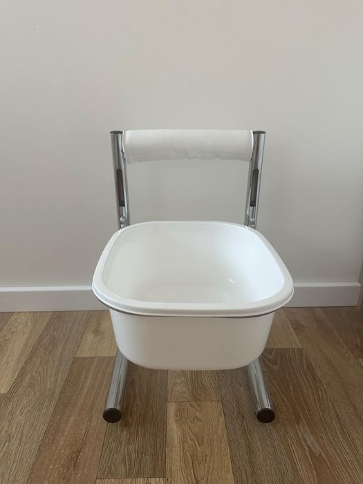 Brodzik do pedicure z regulowaną wysokością chrom