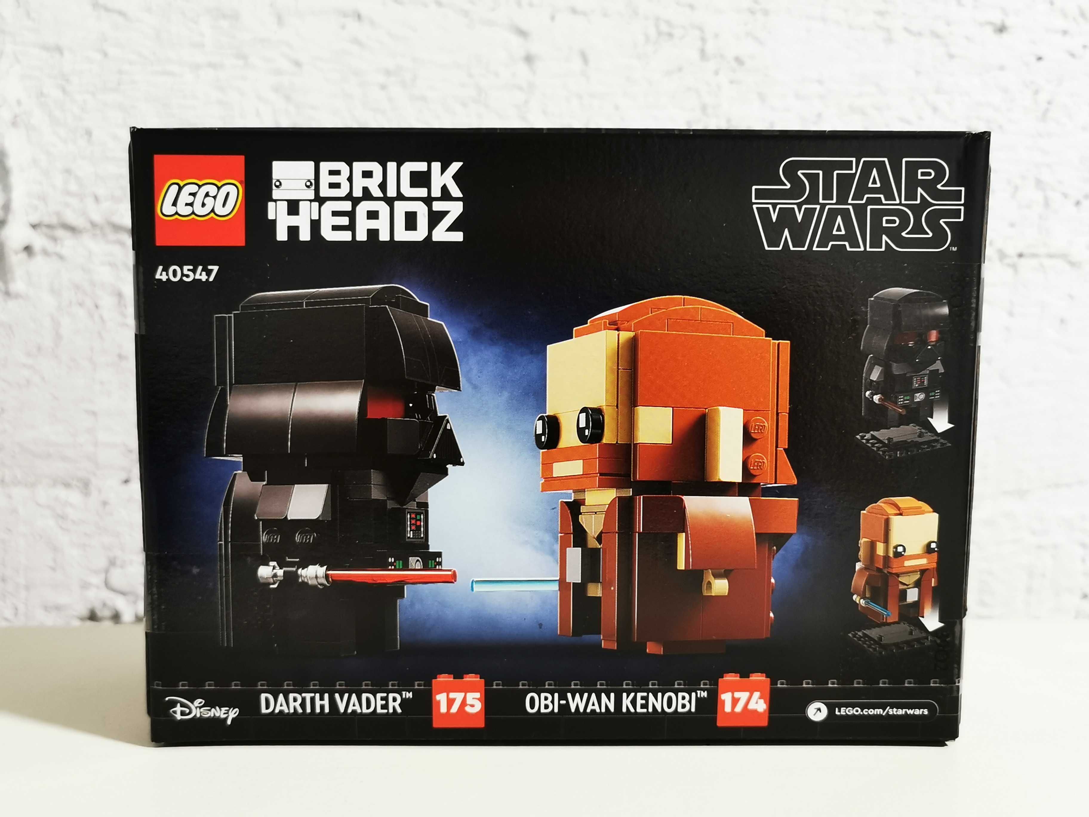 Lego Star Wars 40547 BrickHeadz Obi-Wan Kenobi i Darth Vader