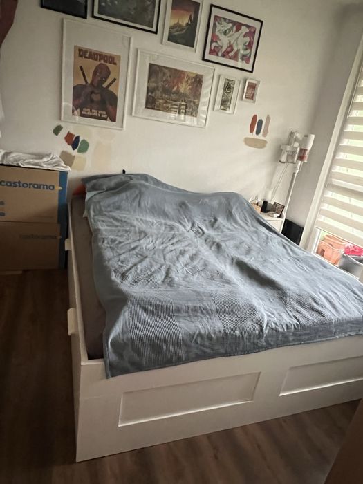 REZERWACJA Łóżko Brimnes IKEA - z materacem gratis