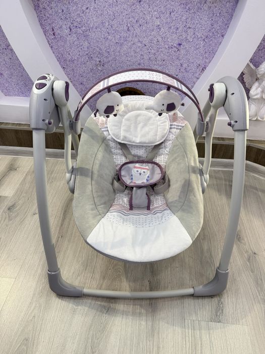 Дитяча гойдалка-шезлонг Mastela Deluxe Portable Swing.