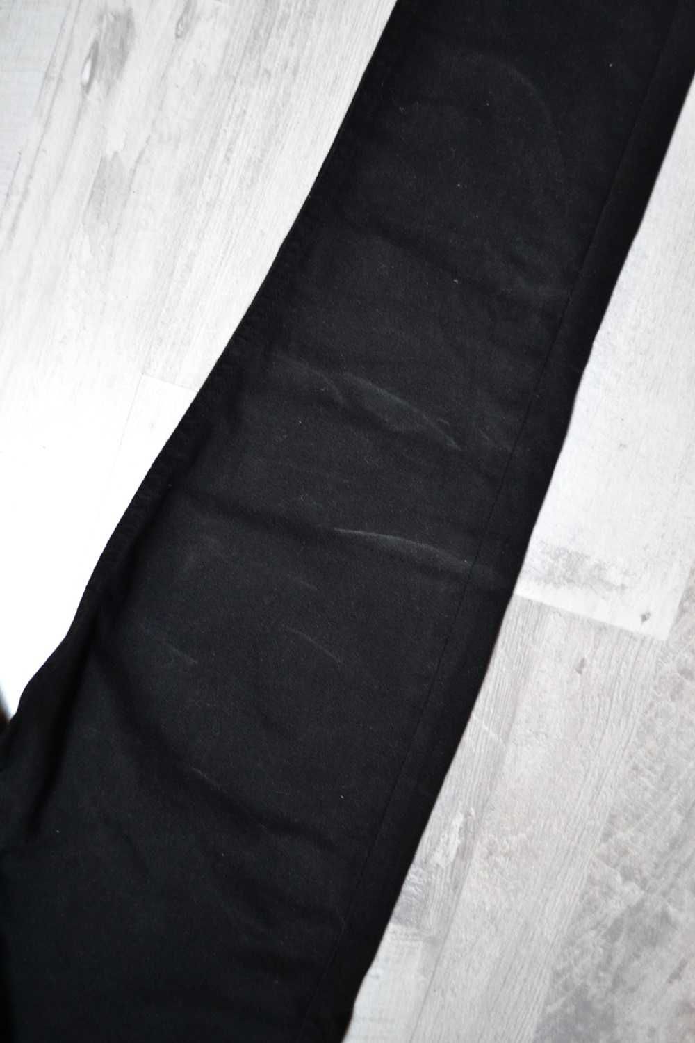 Spodnie czarne proste rurki H&M S