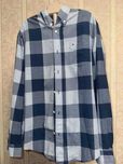 Мужская хлопковая рубашка в клетку tommy hilfiger (М)