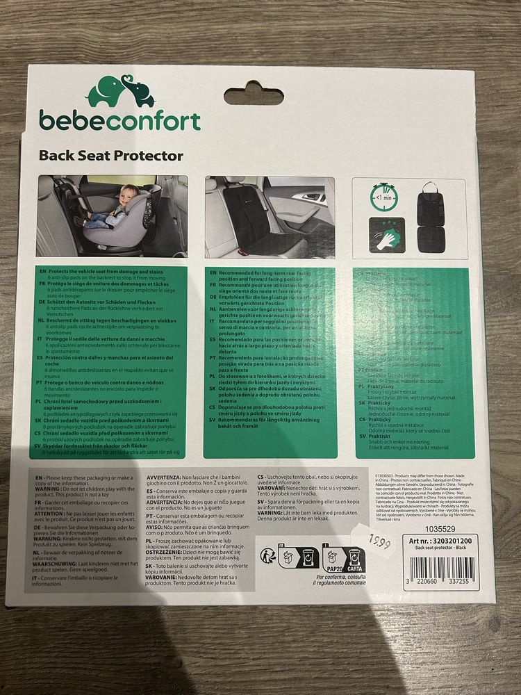 Protetor De Assento Traseiro Bébé Confort