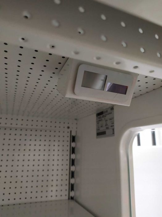 Regał chłodniczy przyścienny Norpe / 3 półki + roleta