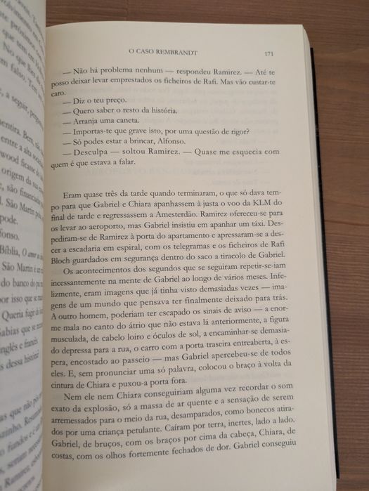 L " O Caso Rembrandt "  1ª Ed. Daniel Silva (Ed. Regular Como Novo)