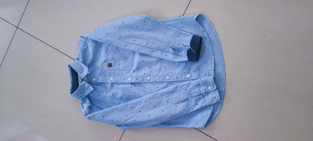 Zestaw koszula 134 i spodnie 128