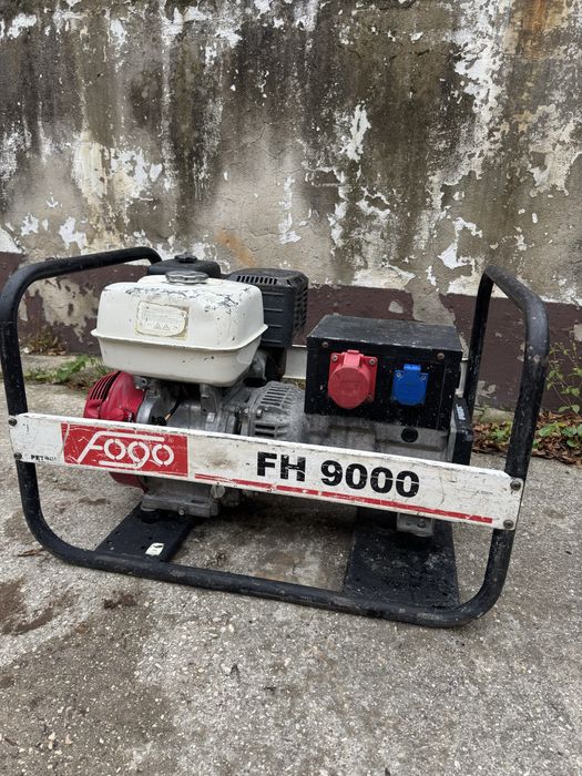 Agregat prądotwórczy FOGO FH9000-Honda, 2018 r, po serwisie, stan bdb