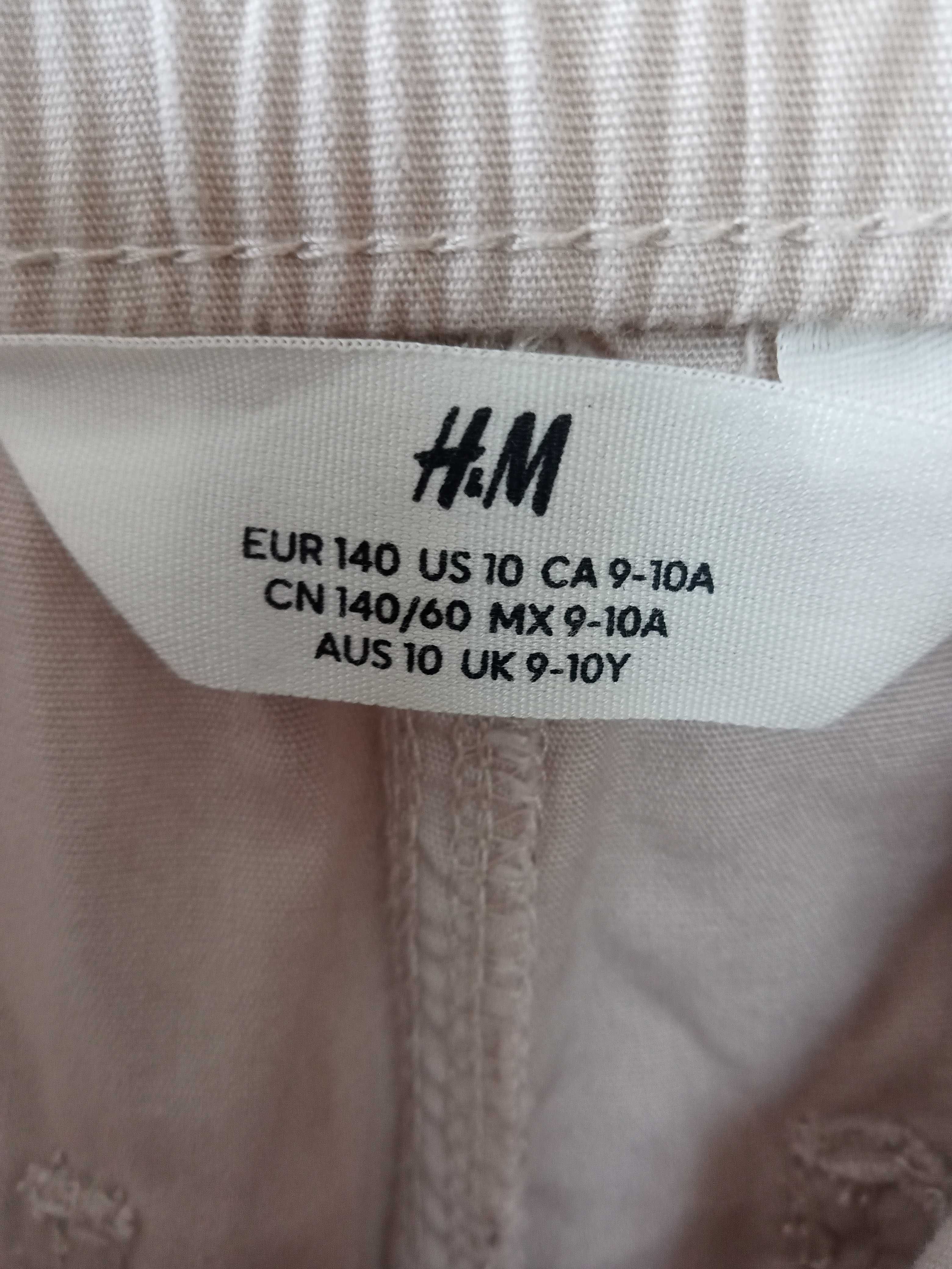 Spodnie beżowe h&m