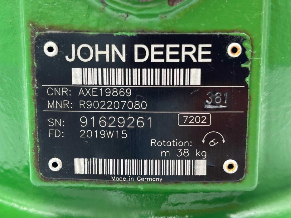 Silnik ładowarki - dwubiegowy Rexroth A6VM80 - John Deere AXE19869