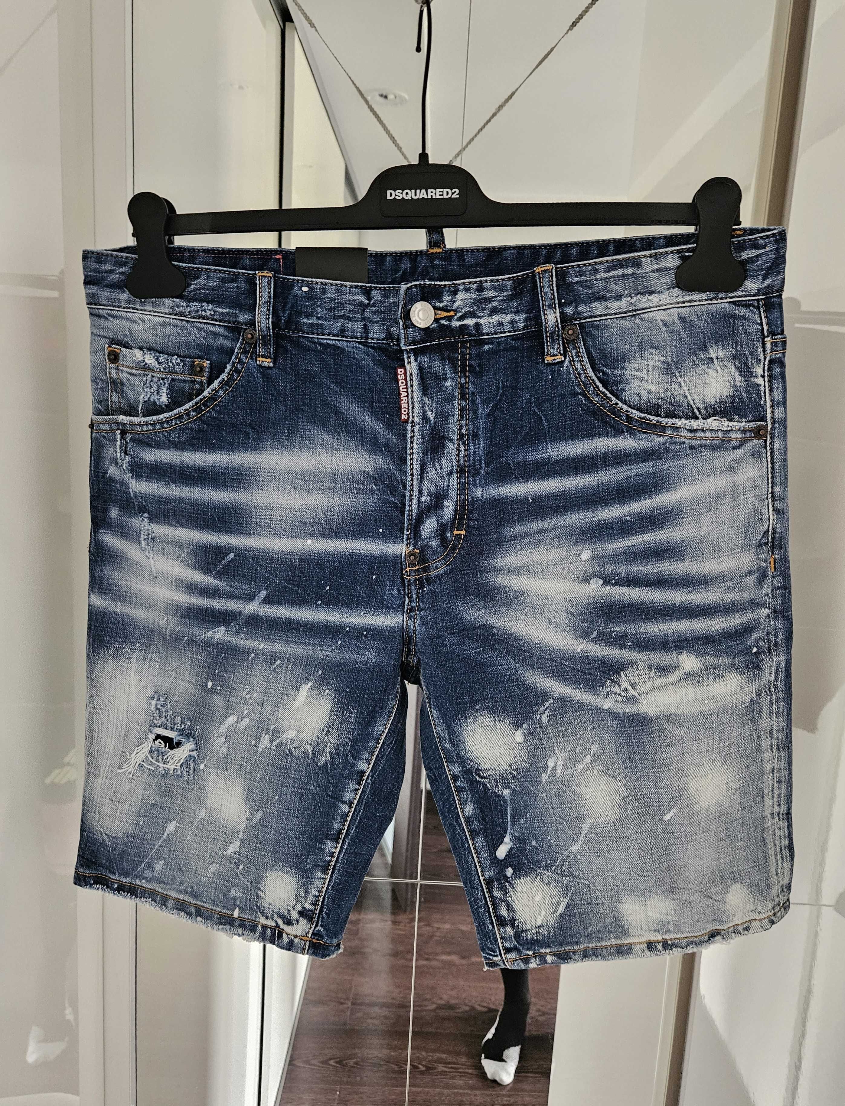 Dsquared2 szorty spodenki jeansowe sezon SS24