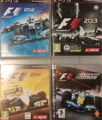 Formula 1 Championship Edition F1 2012 F1 2013 F1 2014 zestaw gier PS3