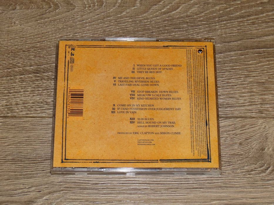 Eric Clapton Me and Mr. Johnson CD