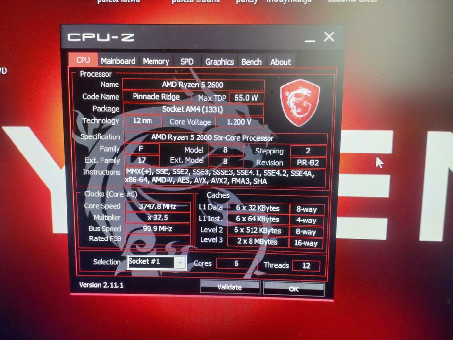 Komputer, Ryzen 5, RX 580, 24GB RAM