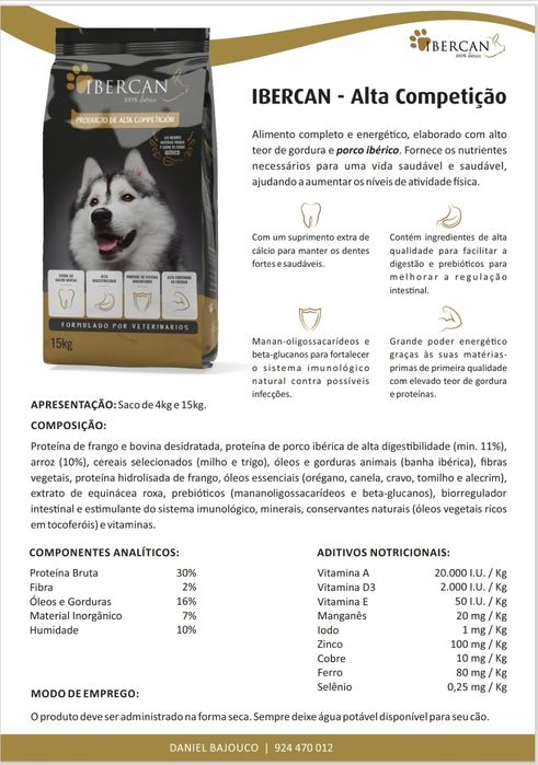 Ração cão energy dog