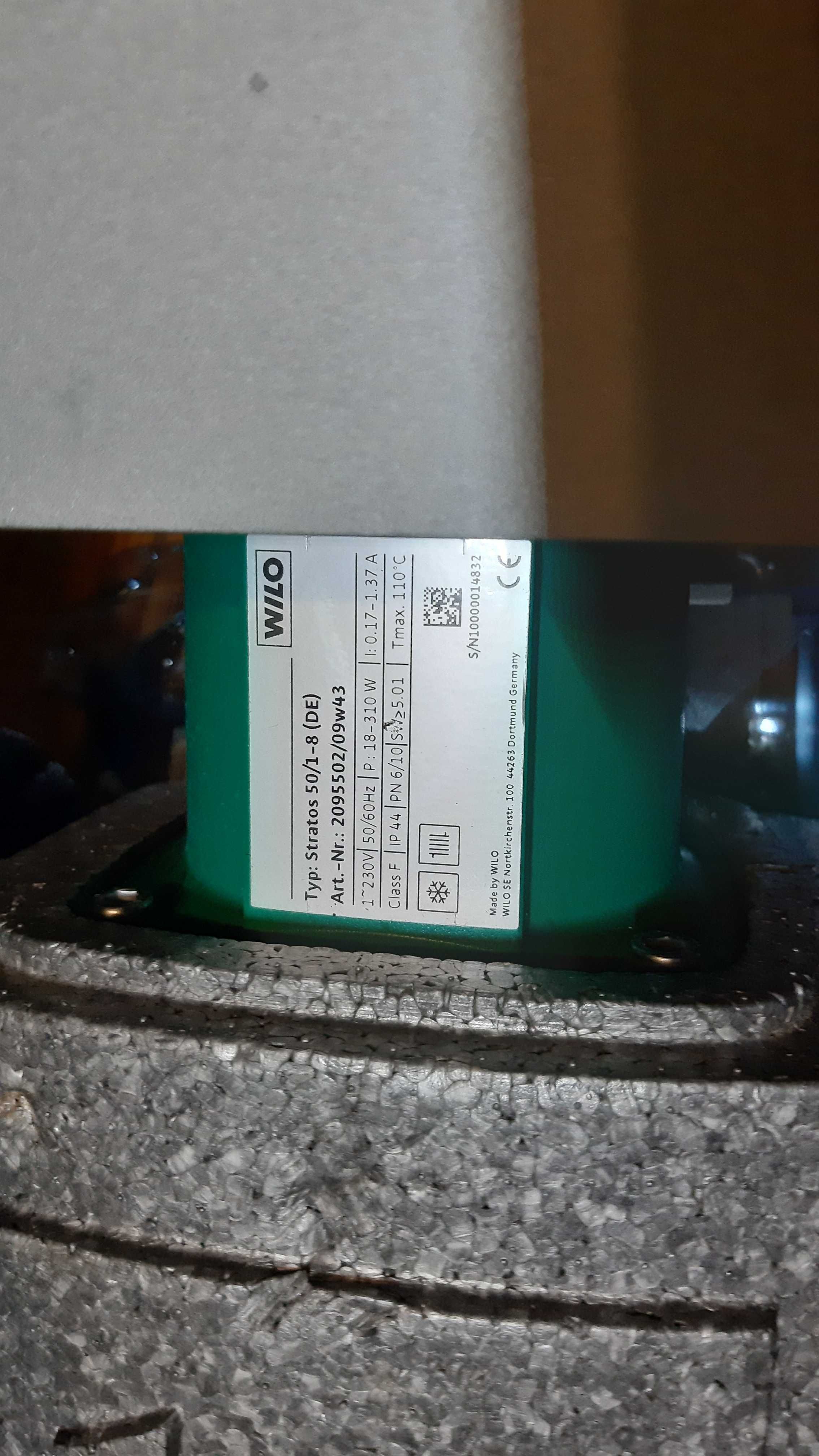Pompa obiegowa WILO Stratos 50/1-8 [DE] cyrkulacyjna